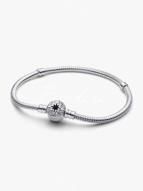 North Star Clasp Snake Chain Bracelet